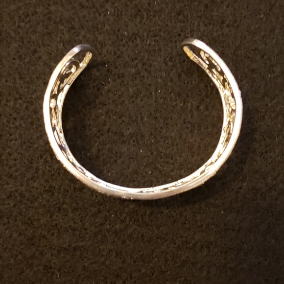 Sterling 925 silver & marquasite two-tone with CZ. - Picture 4 of 4